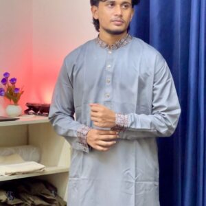 Ash Embroidery Panjabi / Code 506